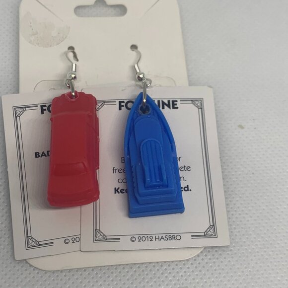 Monopoly Game Piece Earrings - Picture 1 of 3